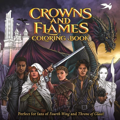 Crowns and Flames kleurboek - Voor Fans van Fourth Wing & Throne of Glass