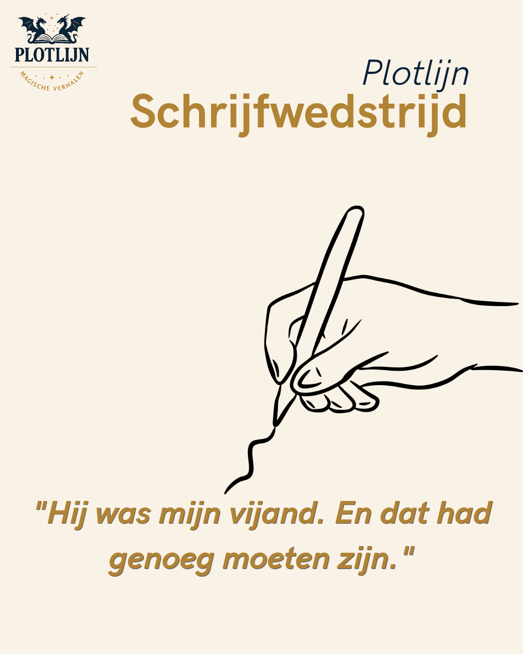 De Plotlijn Schrijfwedstrijd 2026