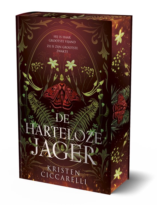 Afbeelding van het boek De Harteloze Jager van Kristen Cicarrelli. Met sprayed Edges. Te verkrijgen bij Plotlijn. 