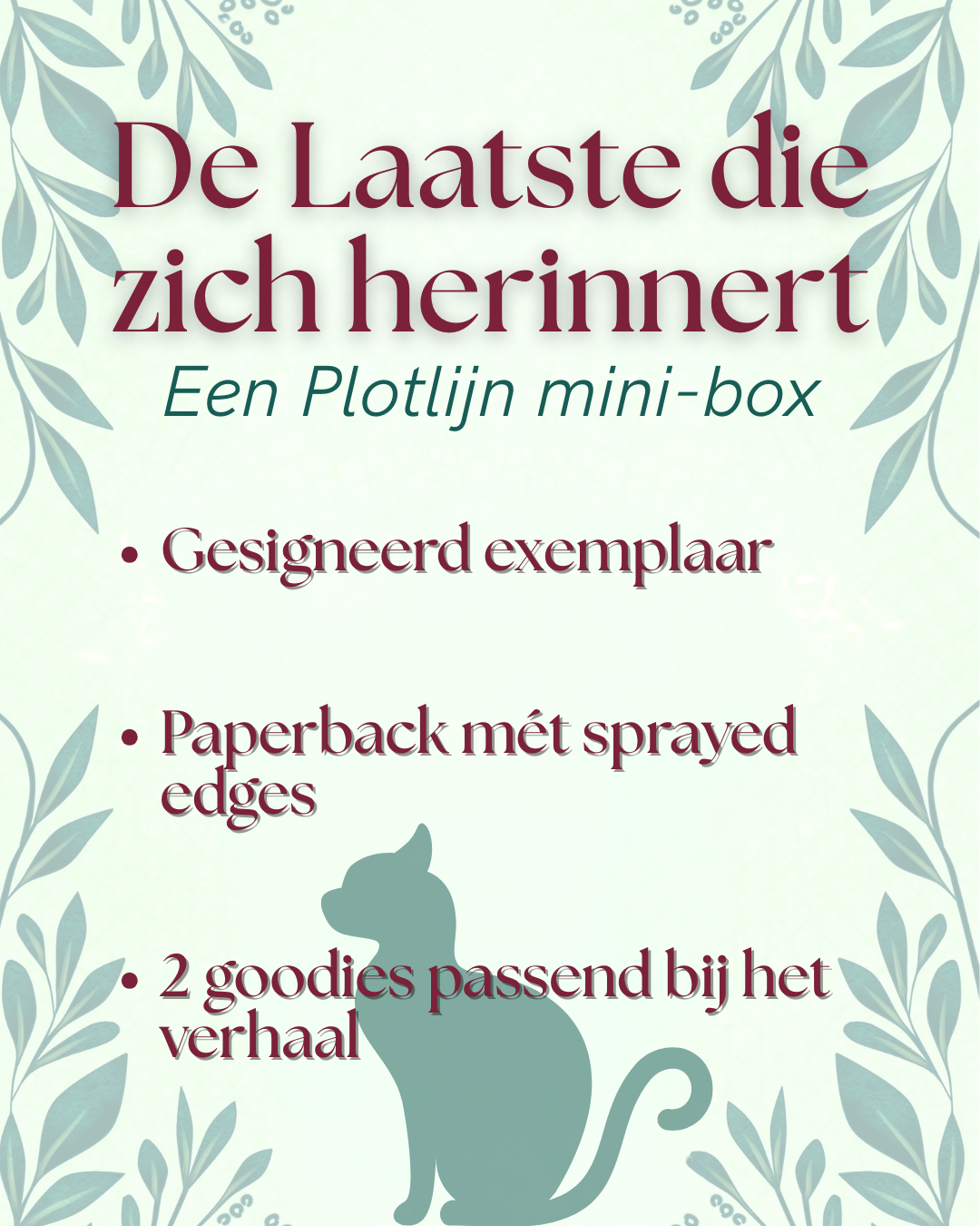 PRE-ORDER: Mini box De Laatste die zich herinnert