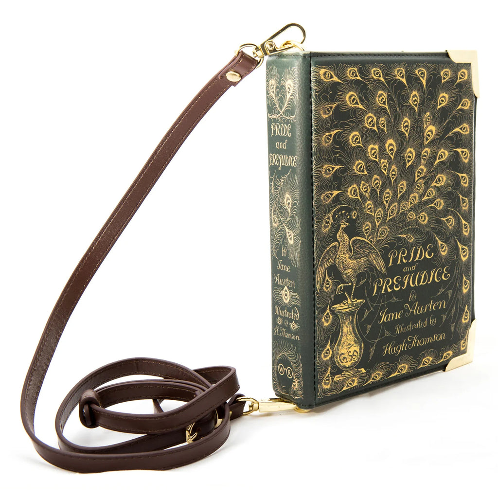 "Pride & Prejudice" Crossbody handtas (Groot)