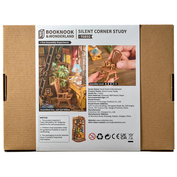 Book Nook: "Silent Corner Study"